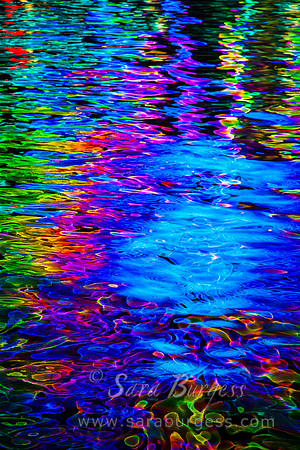 Reflections of Great Wheel on Water, Seattle